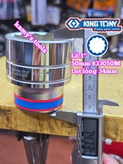 Đầu tuýp 1 inch trắng 36mm 38mm 41mm 46mm Kingtony 833036M 833038M 833041M 833046M 833050M