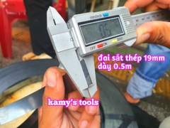 Cuộn đai sắt thép đóng đai kiện hàng 16mm 19mm 32mm một bành 50kg kamytools