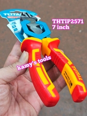 Kìm cắt cách điện 1000V Total THTIP2571 dài 7 inch 180mm