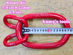 Vòng khoen đôi xuyến đôi 6.4 tấn 7/8 inch đường kính 22mm Wetools WTML-7816