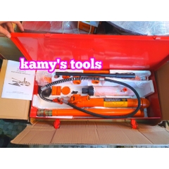 Bộ Cảo Vam Kích Thủy Lực Kéo Nắn Khung Xe Tai Nạn Ô tô 10 Tấn