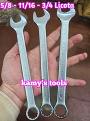 Cờ lê vòng miệng hệ inch Licota 5/8 inch 11/16 inch 3/4 inch Awt-Ers0007 Awt-Ers0008 Awt-Ers0009