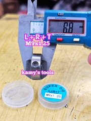 Bàn ren M9x1.25 (9x1.25) L+R+T (LRT) dụng cụ tạo ren ngoài bulong LRT-430912