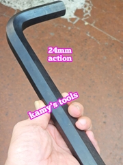 Lục giác 24mm thép đen cao cấp dài 470mm Action