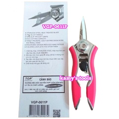 VGP-0611Y Kéo cắt cành cây nhọn 6 inch 150mm cán vàng TOP