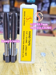 Bộ taro hệ inch tạo ren trong 1/2 inch (12.7mm) Shanghai bước ren thô và mịn 1/2-13 UNC 1/2-20 UNF