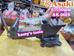 Ê tô bàn nguội Asaki 6 inch 150mm AK-0669
