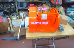 Tời quay tay 2 tấn Nitto nặng 26kg chưa bao gồm cáp, tải trọng nâng và kéo 2 tấn
