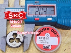 Bàn ren SKC M4x0.7 (4x0.7) đường kính 13/16 inch 20mm SKC-432004A