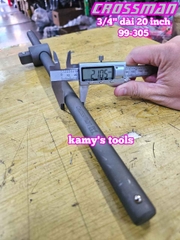 Cần tuýp trượt kéo 3/4 inch Crossman dài 20 inch 500mm 99-305