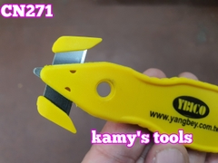 Dao rọc thùng carton cắt màng quấn pe mở bao bì CN271 Ybico đài loan