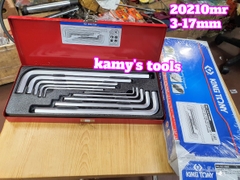 Bộ lục giác Kingtony 10 cây 3-17mm model 20210MR