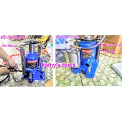 Kích Con Đội Thủy Lực Dùng Hơi 20 Tấn Và 35 Tấn Đế Dày (Đội Hơi, Kích Hơi)