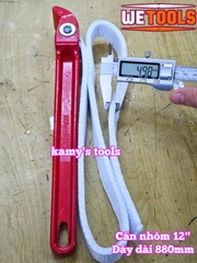 Cờ lê cảo mở lọc nhớt lọc dầu bằng dây cán nhôm 12 inch dây dài 880mm Wetools WT-42212A