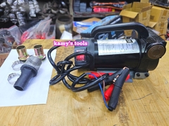 Máy bơm dầu nhớt bơm hút diesel nhiên liệu mini 12v 24v 220v công suất 200w