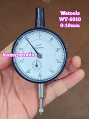 Đồng hồ so 0-10mm Wetools WT-6010 mặt 56mm