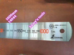 Thước lá Shinwa inox 0-1000mm model 14044, thước lá 100cm