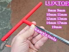 Cần tuýp siết chữ T Luxtop 8mm 9mm 10mm 11mm 12mm 13mm 14mm 17mm 19mm