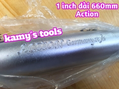 Cần trượt 1 inch Action dài 660mm
