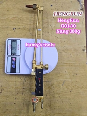 Tay cắt hơi oxy ga mỏ đèn cắt gió đá HengRun G01-30 nặng 380g dài 440mm