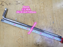 Cần tuýp siết đầu cong L 1/2 inch Santa dài 18 inch 450mm Santa, cần L 1/2 inch, cần tuýp L 1/2 inch 86-117