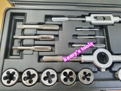 Bộ taro bàn ren 20 chi tiết ta rô ren hợp kim thép siêu cứng và bền hơn hộp nhựa mica