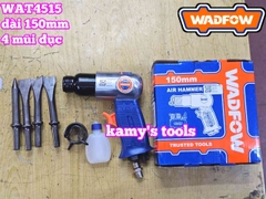 Máy đục hơi khí nén Wadfow WAT4515 dài 150mm 4 mũi đục (chưa bao gồm nối nhanh)