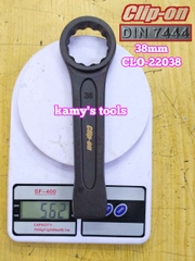Cờ lê vòng đóng 38mm DIN7444 Clip-On CLO-22038