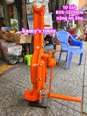 Kích cơ khí quay tay 10 tấn chiều cao 805mm-1225mm Kawasaki JQ-10