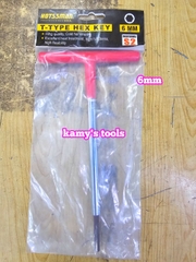 Lục giác cán chữ T Hotssman thép S2 4mm 5mm 6mm dài 230mm