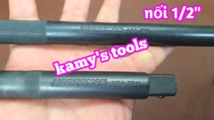 Cần Nối, Khúc Nối Tuýp 1/2 inch Hotssman 75mm 125mm 250mm xi đen, Cần Tuýp Nối 1/2