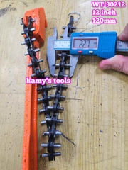 Cờ lê xích mở lọc dầu nhớt cảo dây xích cán dài 12 inch Wetools WT-30212 đường kính 120mm