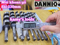 Mũi khoan gỗ xoắn ốc đuôi lục giác 8mm 10mm 12mm 14mm 16mm 18mm 20mm 22mm 25mm 30mm dài 230mm Dannio