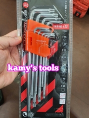 Bộ lục giác bi và bộ lục giác hoa thị sao 9 cây thương hiệu Nhật Trigoldte model 661102 và 661202