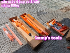 Cẩu móc động cơ ô tô 2 tấn nặng 84/88kg 2 xy lanh bơm nhanh gấp 2 lần