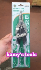 Kéo cắt tôn mũi thẳng trái phải Berrylion dài 250mm model 040304250 040306250 040305250