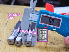 Bộ taro ta rô SKC nhật 3 mũi M16x2.0 dài 94mm đầu vuông 10mm