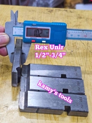 1/2-3/4 inch Dao tiện ren ống Rex hiệu Unir BSPT bản dao 27mm WTUR-1234