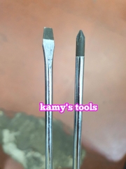 Tua vít bake dẹp 5mm dài 75mm 100mm 125mmm 150mm 200mm 300mm model C0032 C-mart