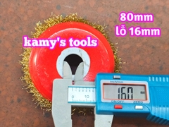 Chén cước bánh cước đánh rỉ sắt dày 3cm đường kính 80mm lỗ 16mm