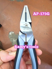 Kìm điện lệch tâm Fujiya cán đen xám AP-175G AP-200G cao cấp