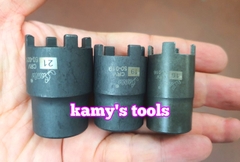 Bộ mở nồi côn xe máy 16mm 19mm 21mm 1/2 inch Santa, đầu tuýp đầu khẩu mở nồi côn (bán lẻ từng cái)