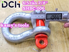 Ma ní omega chốt vặn ren SHBC-006 DCH 6.5 tấn 7/8 inch đường kính ty ren 25mm