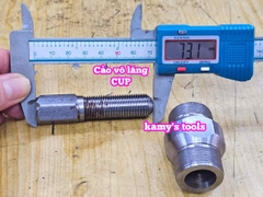 Vam cảo vô lăng xe cup 2 đầu răng ngoài 26mm Santa 50-0Cup