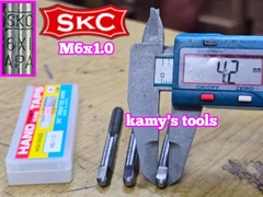 Bộ taro ta rô SKC M6x1.0 Nhật 3 mũi chính hãng logo khắc rõ nét