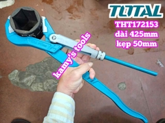Mỏ lết răng kiểu thụy điển 45 độ 1.5 inch Total THT172153 dài 17 inch 425mm kẹp tối đa 55mm