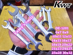 Bộ cờ lê 2 đầu miệng KWT OE-1201 KWT-12 12 chi tiết 6x7-30x32mm