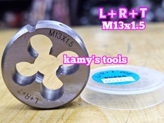 Bàn ren M13x1.5 (13x1.5) L+R+T (LRT) dụng cụ tạo ren ngoài bulong LRT-431315