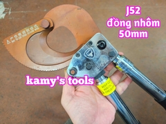 Kìm cắt cáp nhông J52 Manniu cắt đồng nhôm 50mm cán tăng đơ dài 240mm-405mm, kéo cắt cáp J52