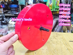 Mũi khoét lỗ tròn đa năng, mũi khoét sắt, mũi khoét gỗ HSS Bi Metal 170mm 175mm 180mm 190mm 200mm 210mm